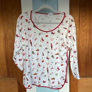 Lake Pajamas in holiday print.